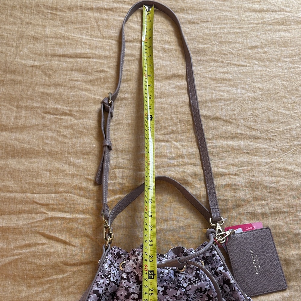 Isaac Mizrahi Floral Drawstring crossbody - Picture 6 of 17